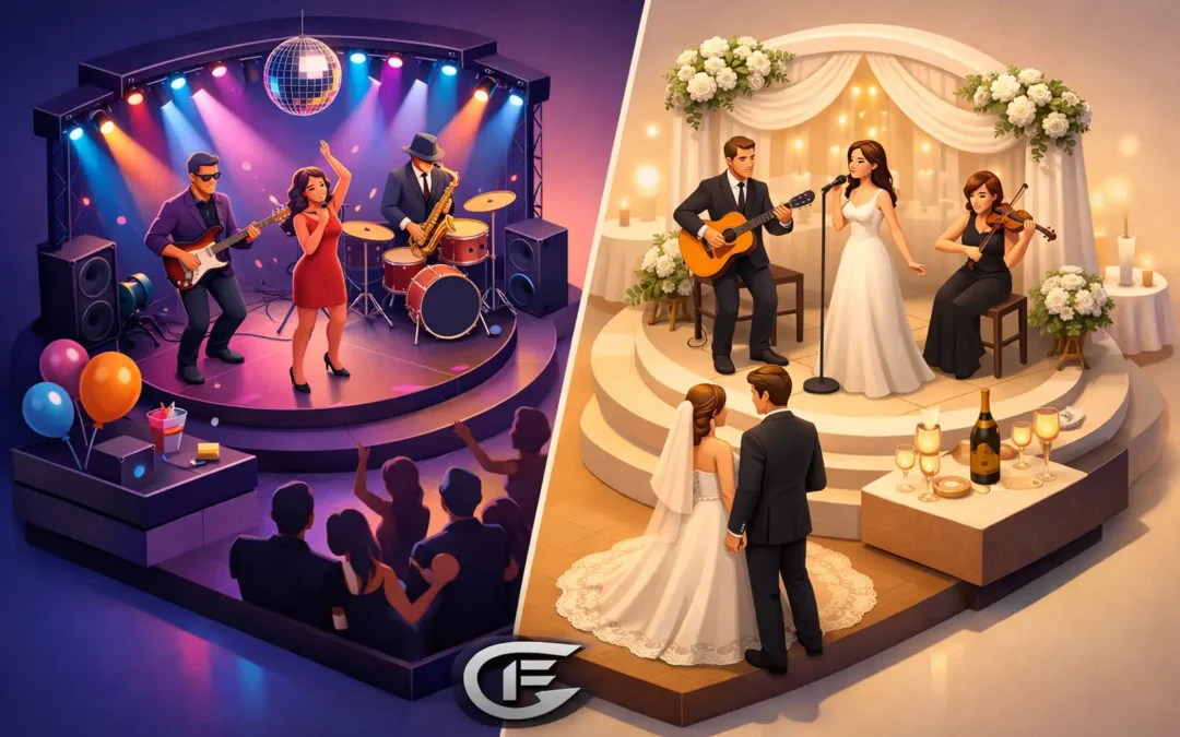 Party Band vs Wedding Band: What Fits Your Day?